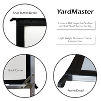 YARD MASTER 2 - PANTALLAS DE PROYECCIÓN PORTÁTILES DE EXTERIORES
