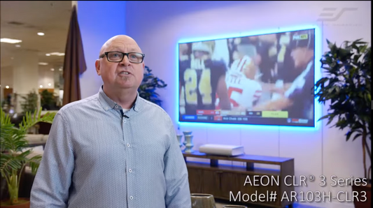 Aeon CLR® 3 en el Design Center Testimonio de mobiliario | ALR/CLR® Pantalla de marco fijo