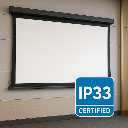 Certificación IP33: fabricado para resistir las condiciones de la vida real