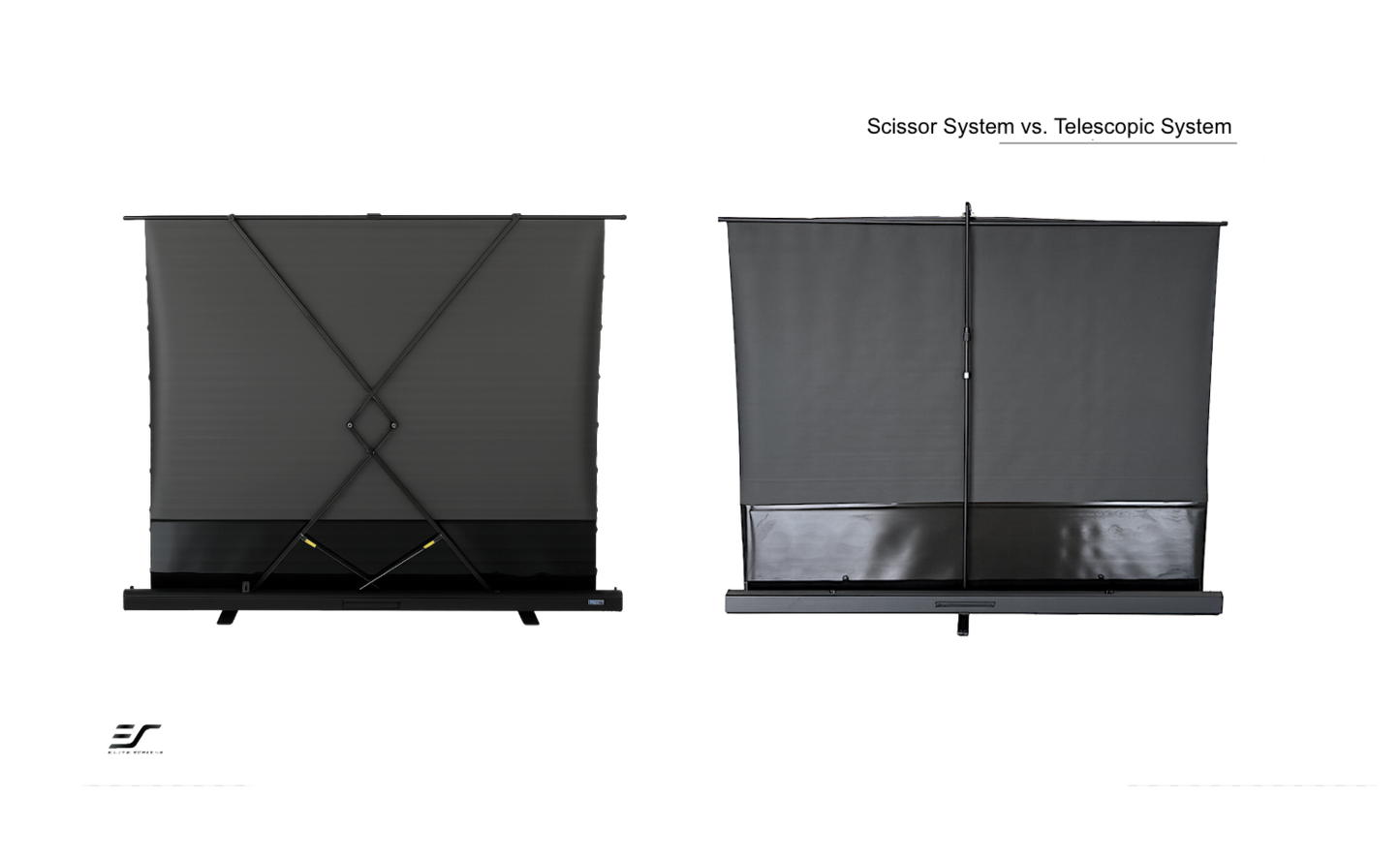 EZ CINEMA PLUS TAB-TENSION - ALR- PORTABLE PROJECTION SCREENS - TELESCOPE SYSTEM